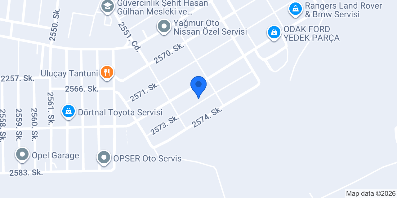 Emre Oto Servis konumu