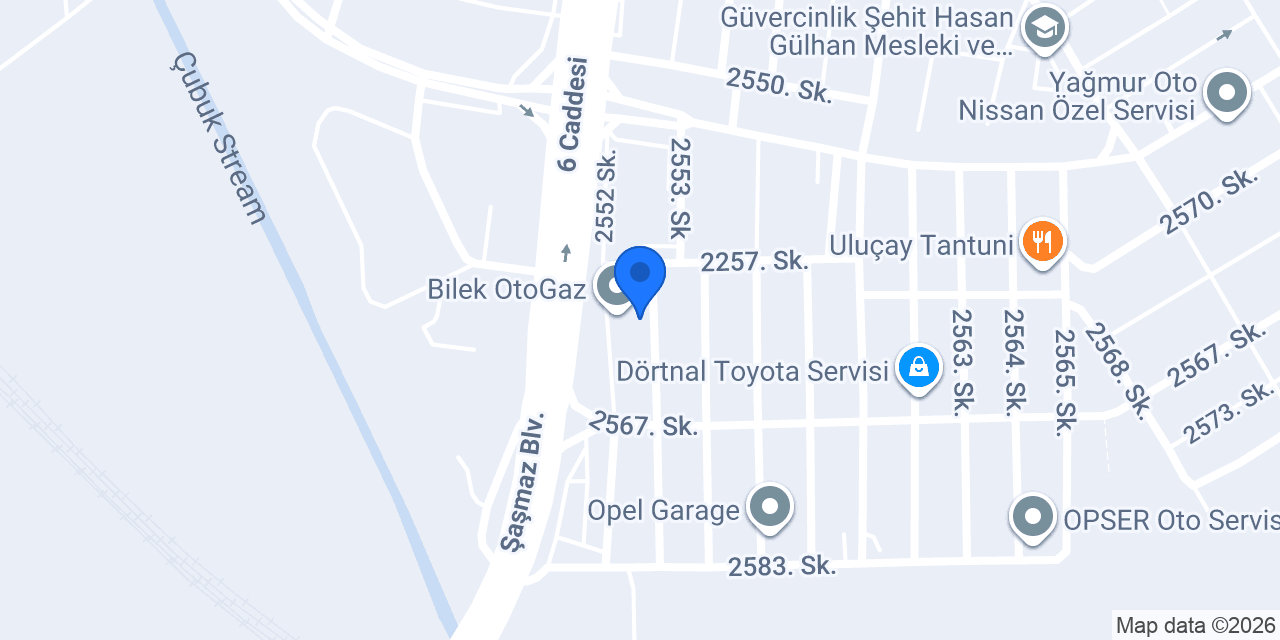 HONLAS LASTİK AŞ konumu