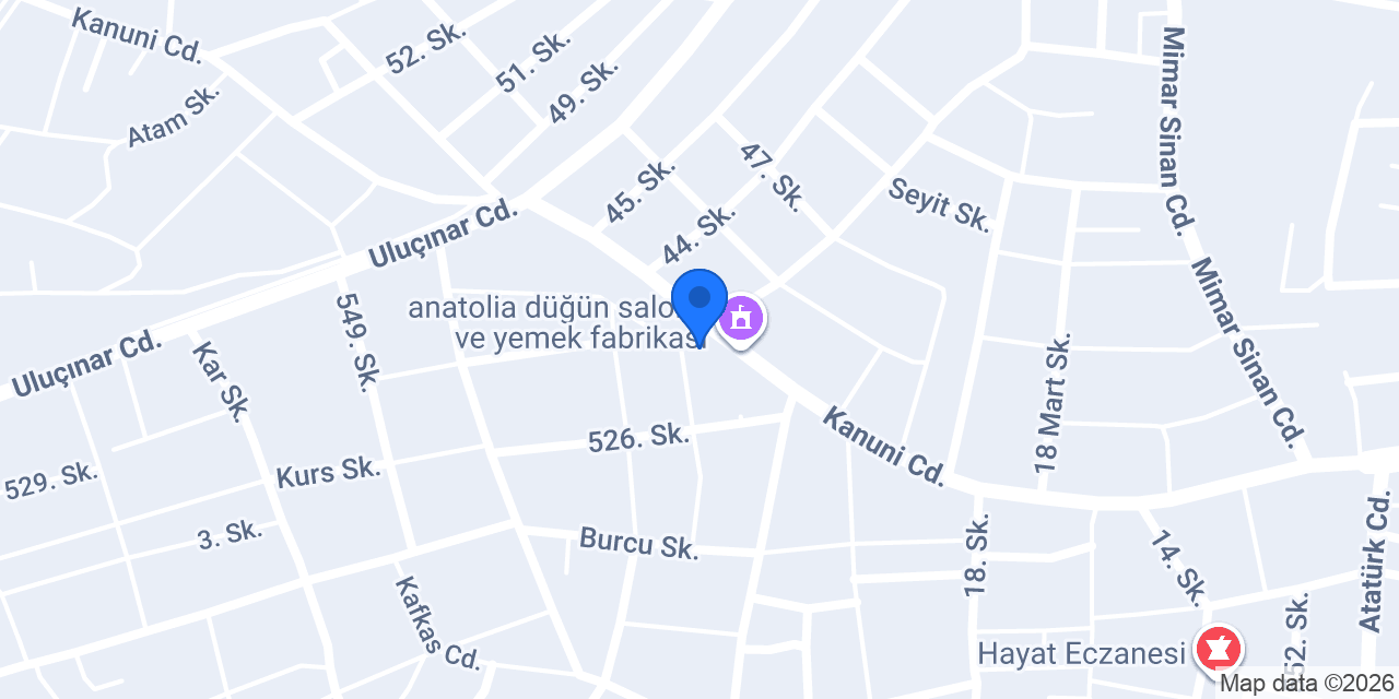 Şok Market konumu
