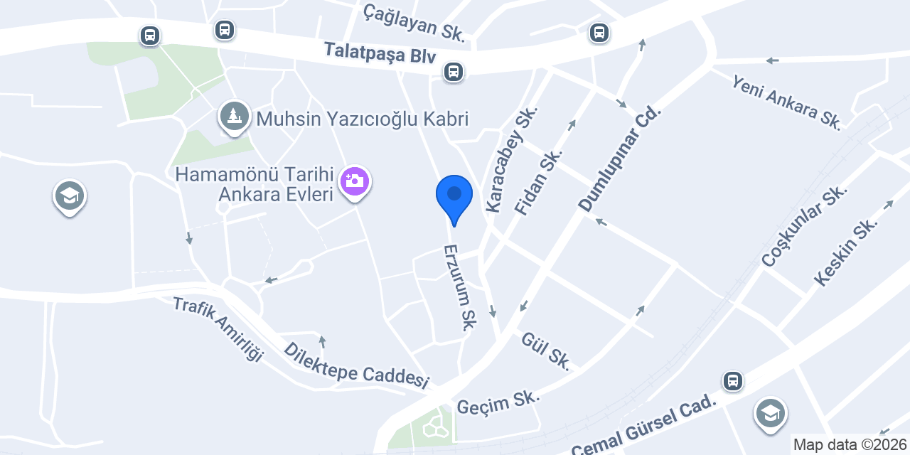 Ankara Evi konumu