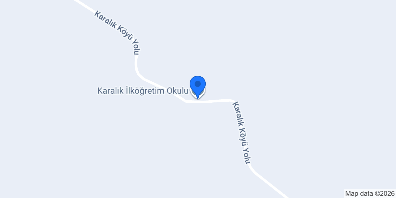 Karalık İlköğretim Okulu konumu