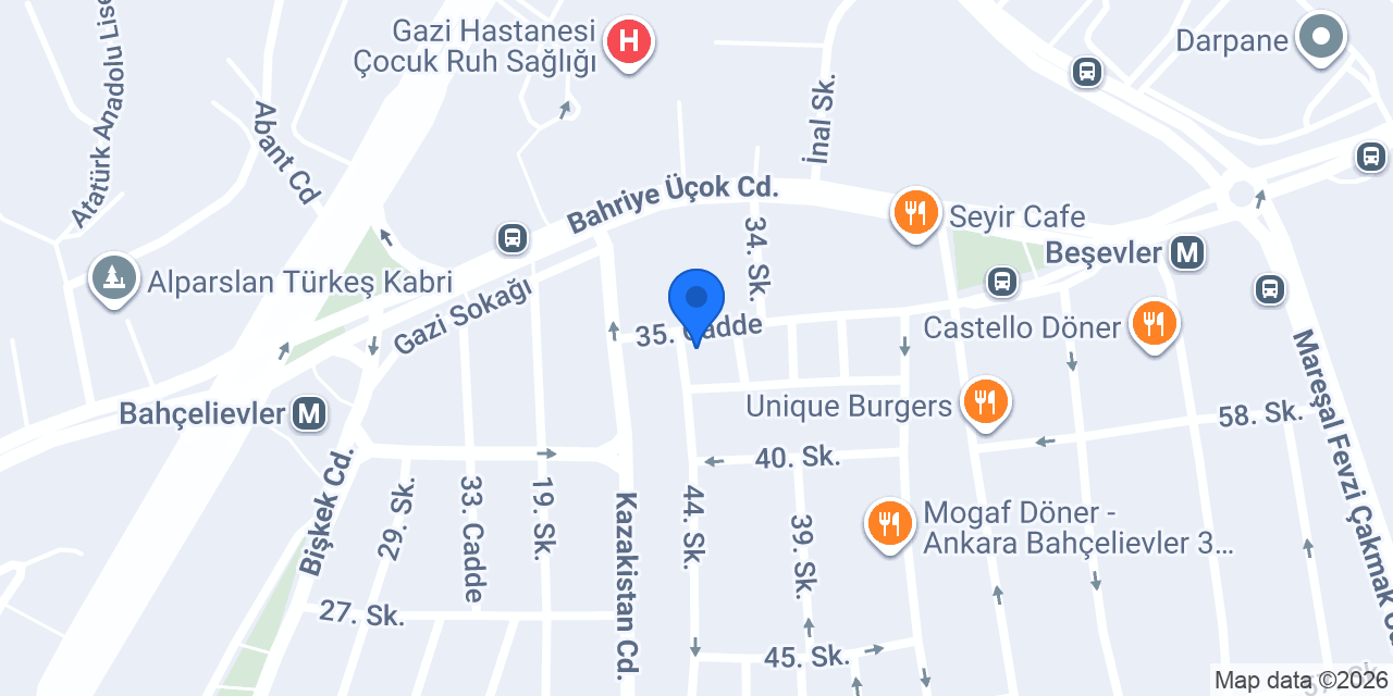 Özay Medikal konumu