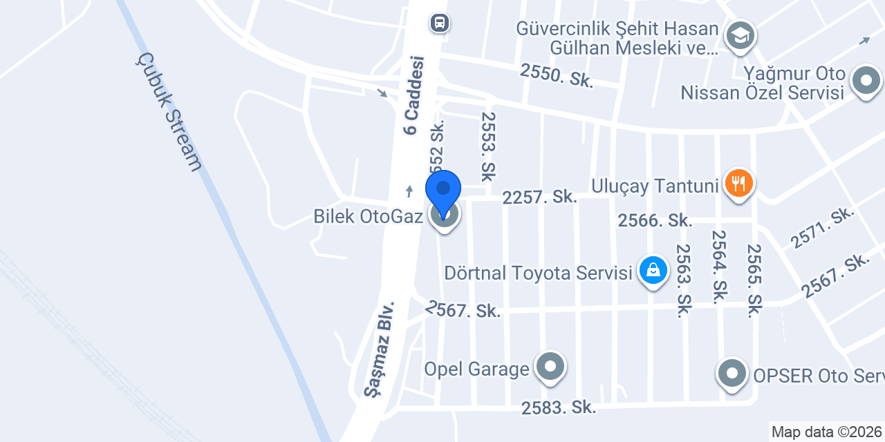 My Garage Şaşmaz konumu
