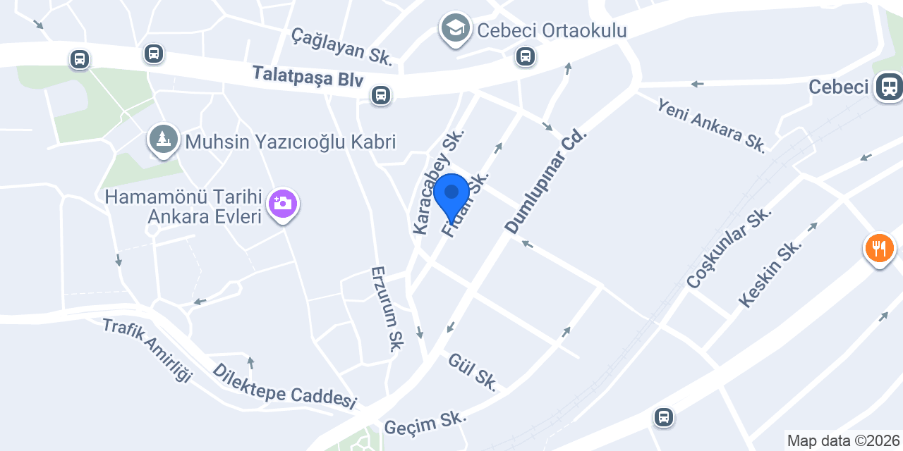 DKT Yapım Ankara Stüdyosu konumu