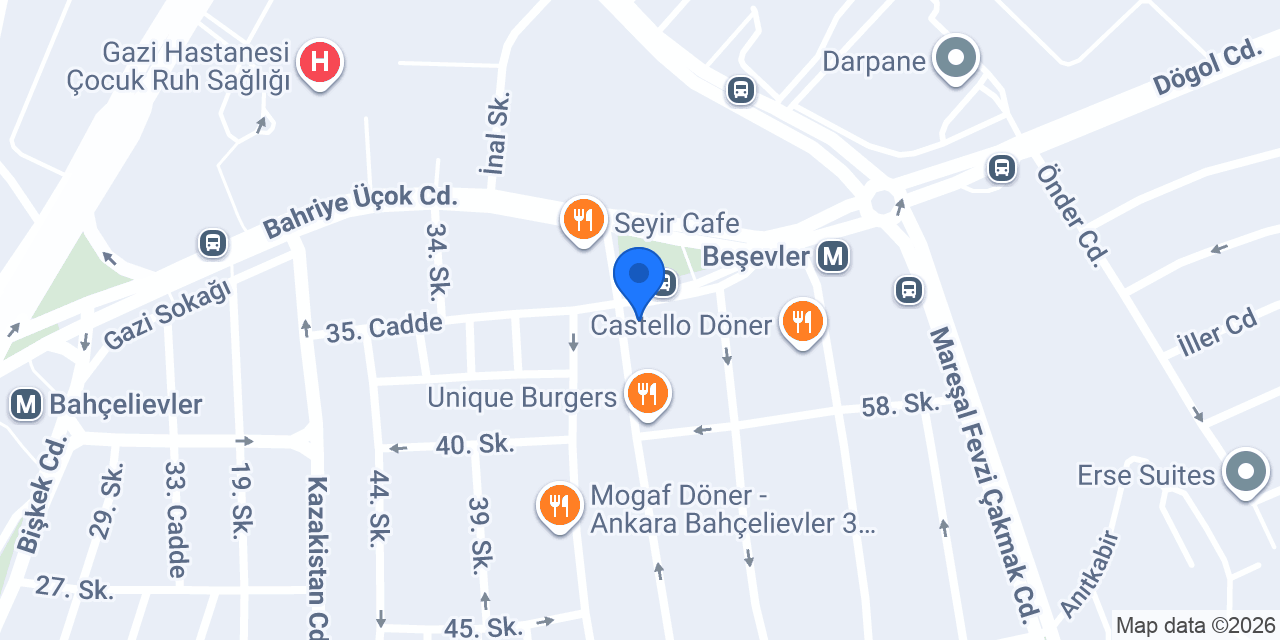 Rıhtım Döner konumu