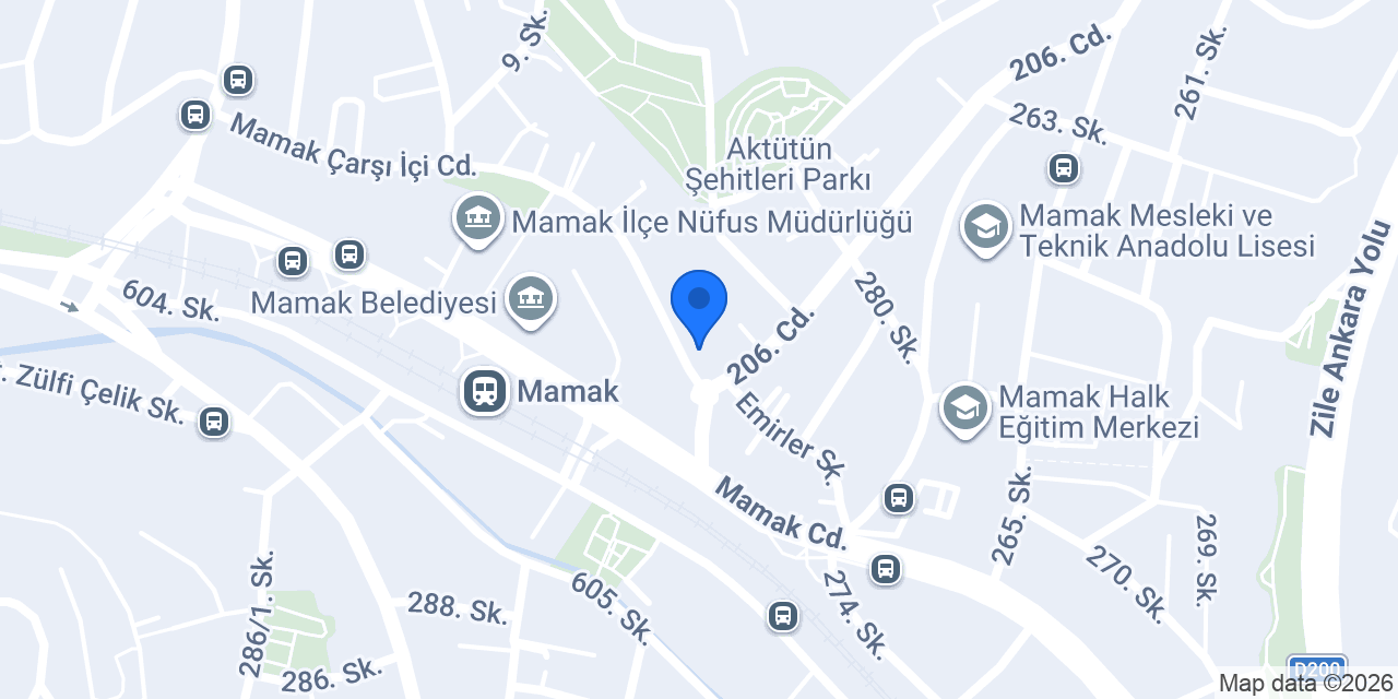Serv-ET KASAP Mamak konumu
