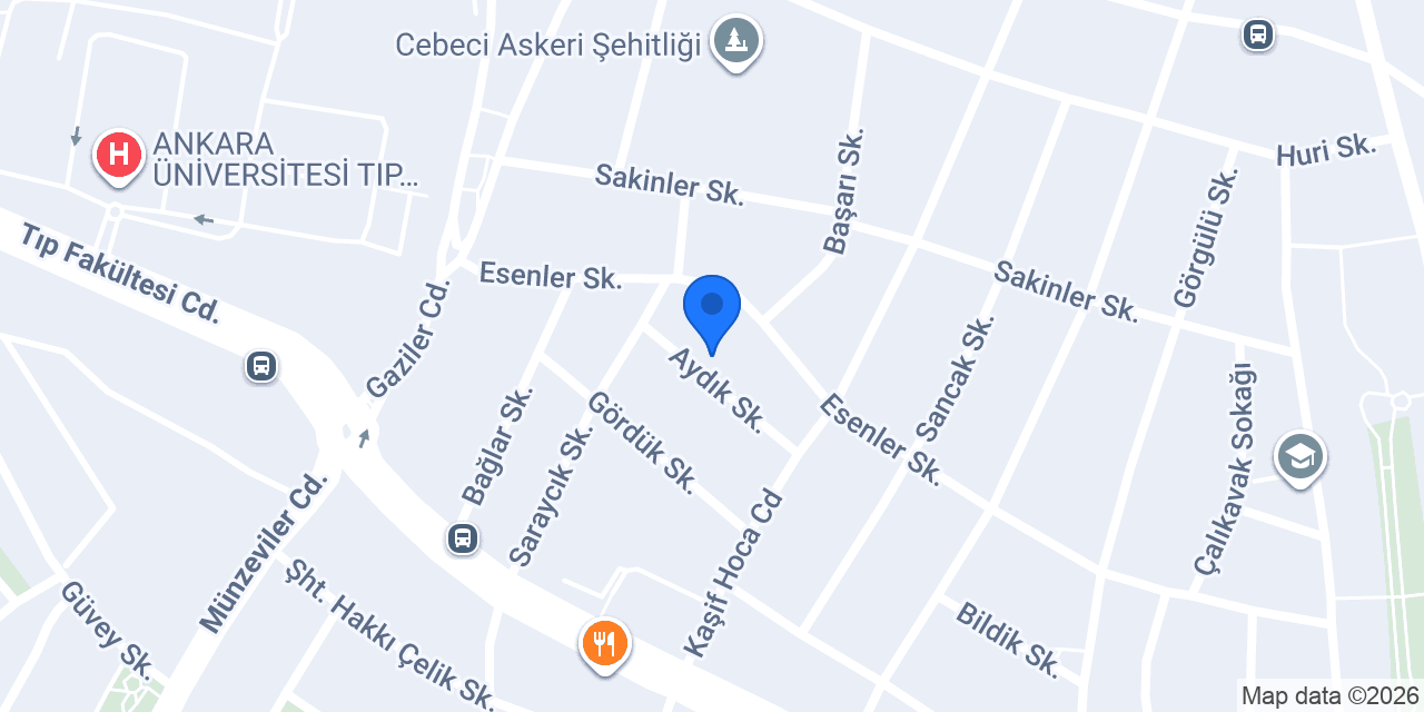 Balgat tesisat konumu