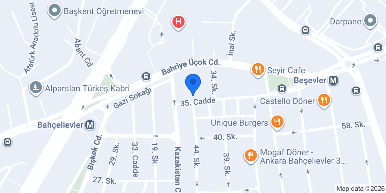 Fuat Ersöz Kuaför konumu