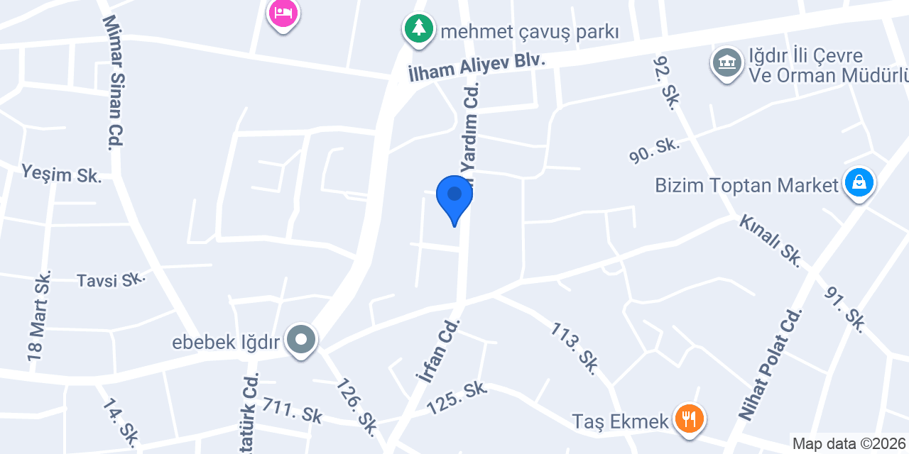 Yağmur Doğalgaz ve Mühendislik konumu