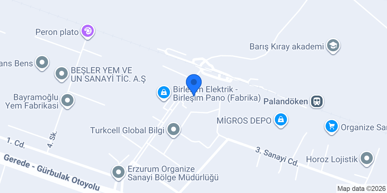 Sümer Lojistik Erzurum konumu