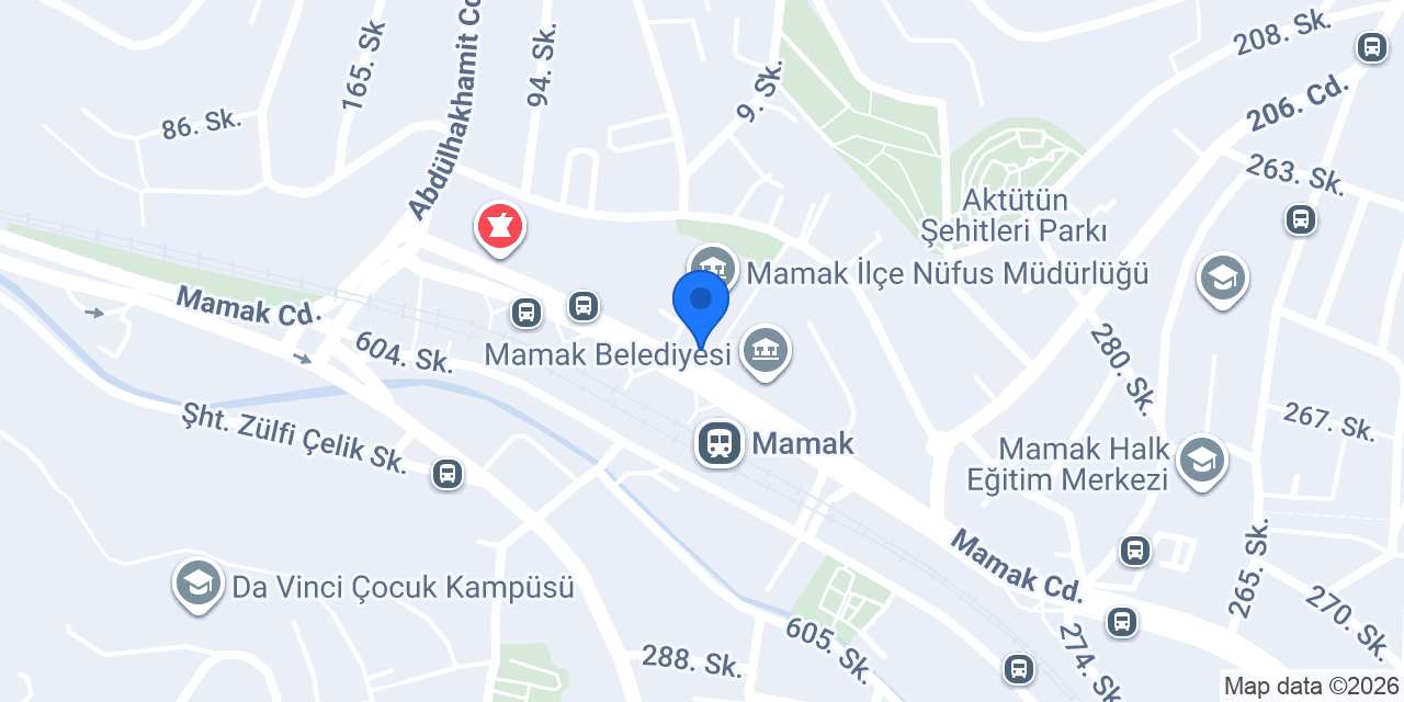 Mamak Taksi konumu