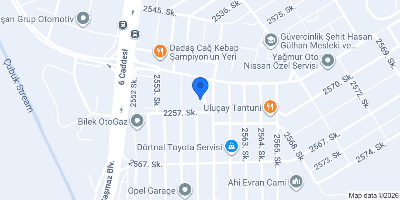 Ferros Garage konumu