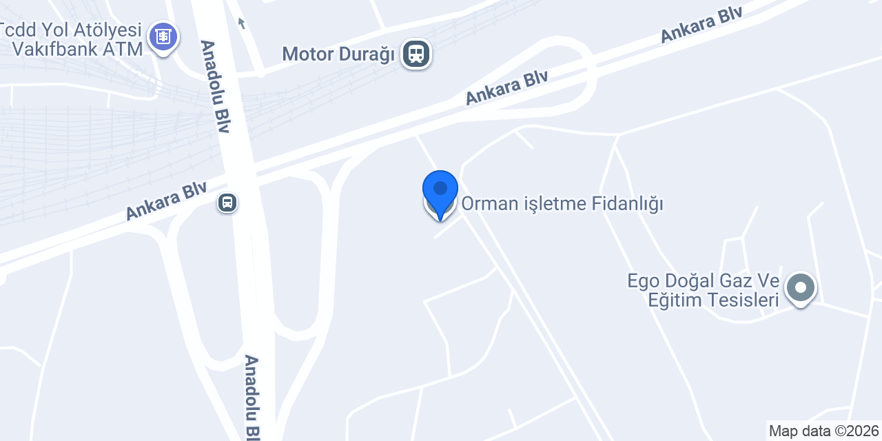 Orman işletme Fidanlığı konumu