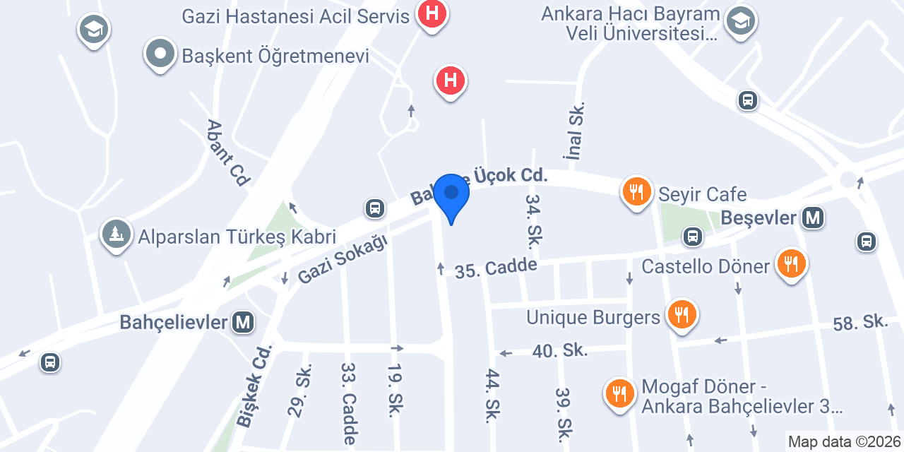 Özgür Doruk Eczanesi konumu