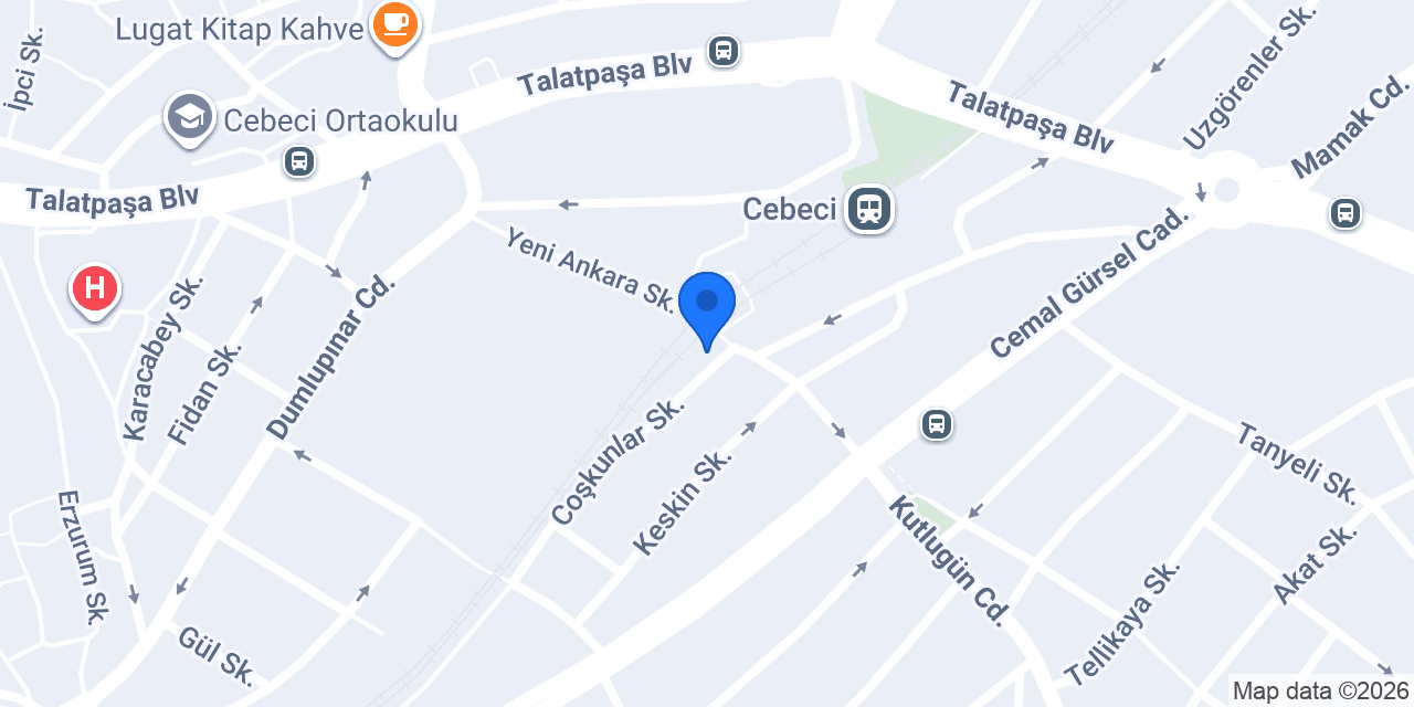CEBECİ 2 AÇIK OTOPARKI konumu