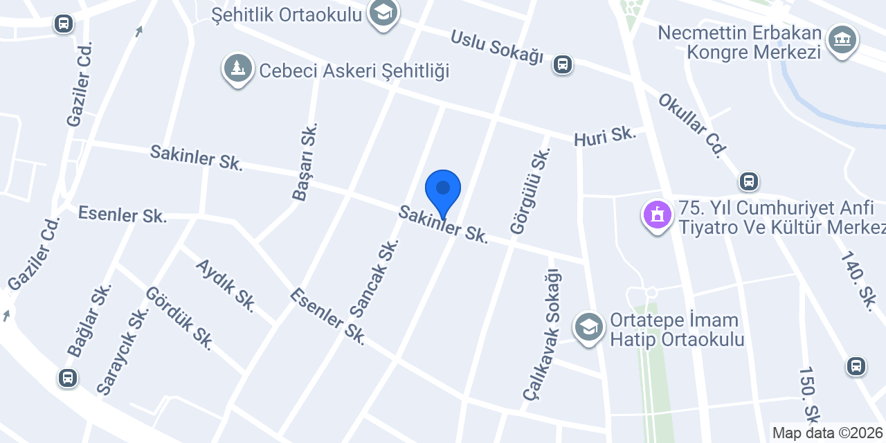 CEK ERKEK KUAFÖRÜ konumu