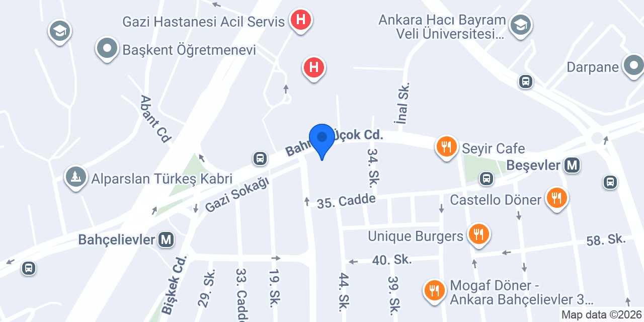 Mb Dental Group Çankaya Diş Polikliniği konumu
