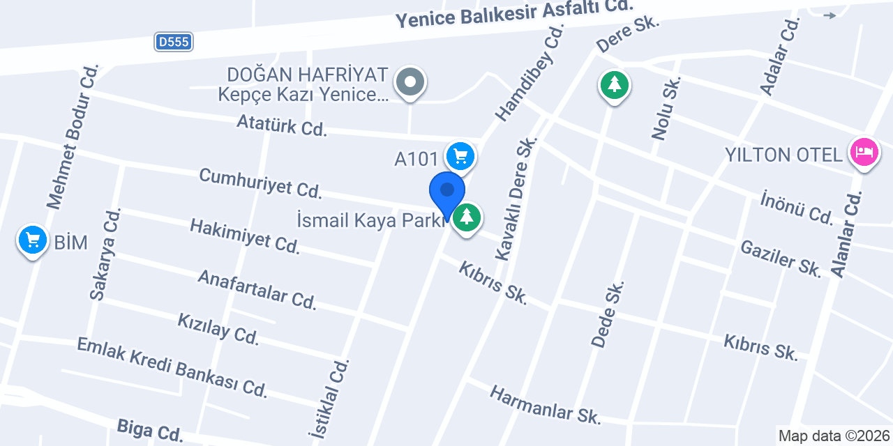 Tarım İlçe Müdürlüğü konumu