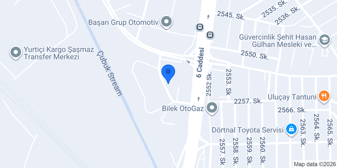 Seçim Otomotiv Özel Servisi konumu