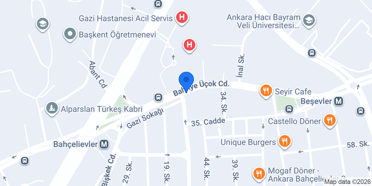 Madenoğlu Ecz. konumu