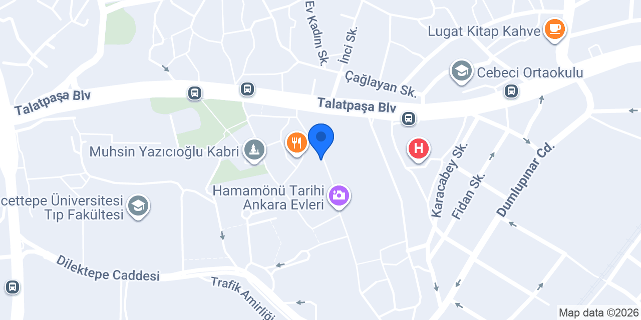 Helvacı Yakub Efendi Hamamönü Şube konumu