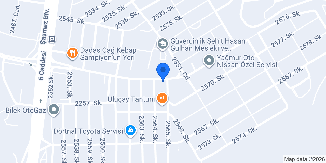 DUNLOP-Asım Çetinkaya konumu