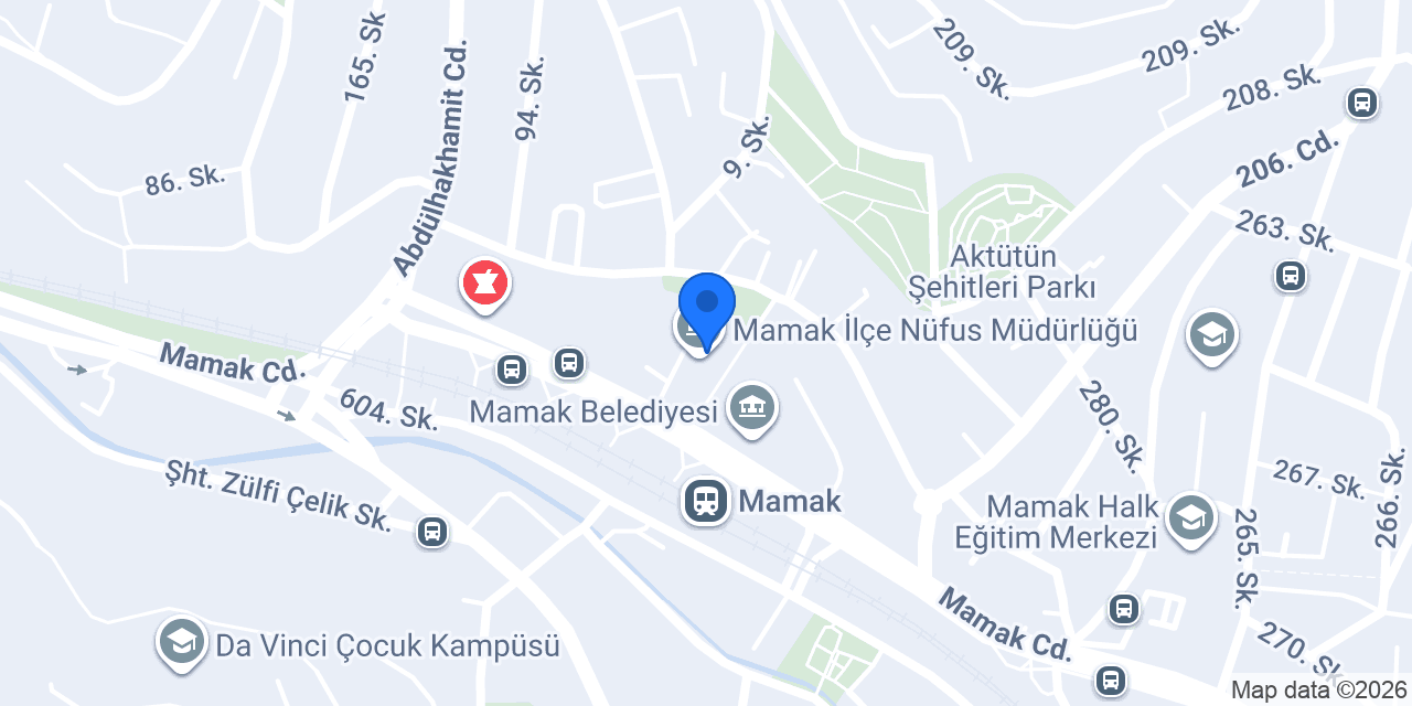 Mamak Tapu Müdürlüğü konumu