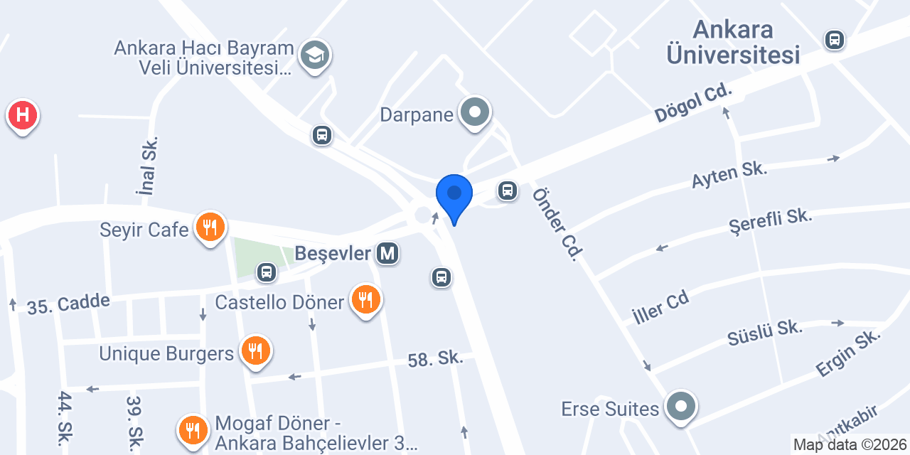 Döner Merkezi konumu