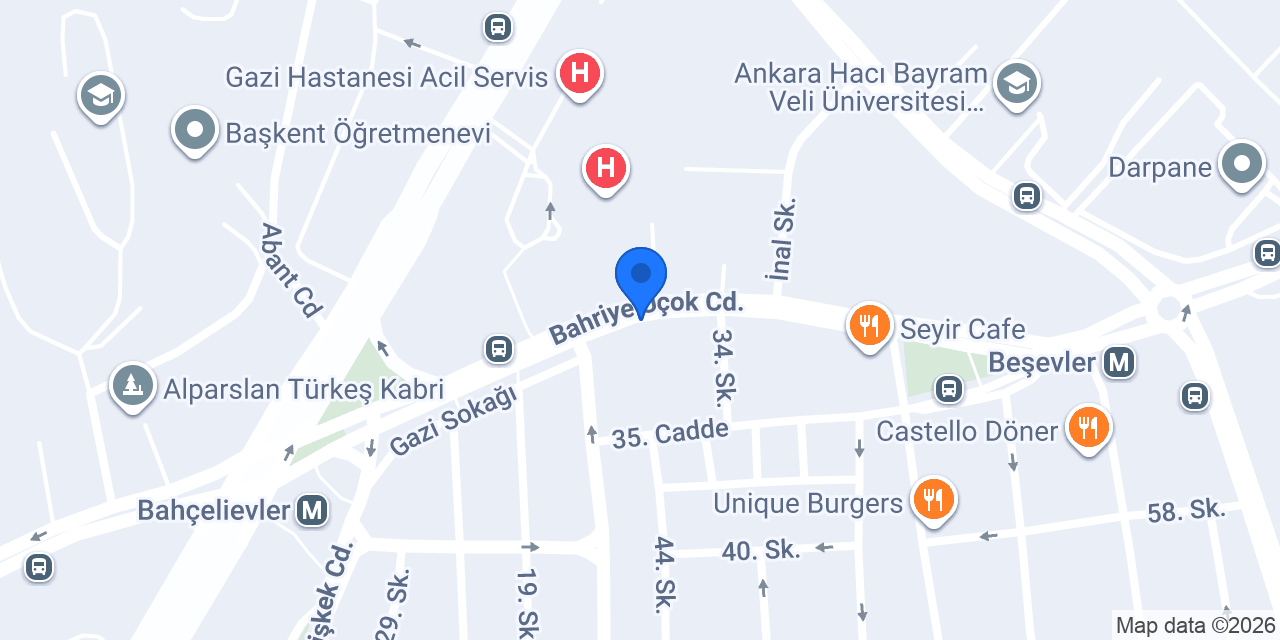 Dt Engin Nöbetçi Dişçi Ankara konumu