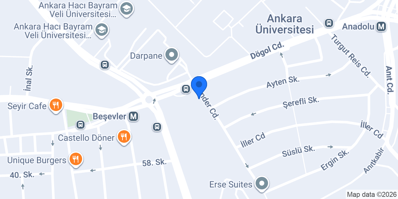 Mebusevler Taksi konumu