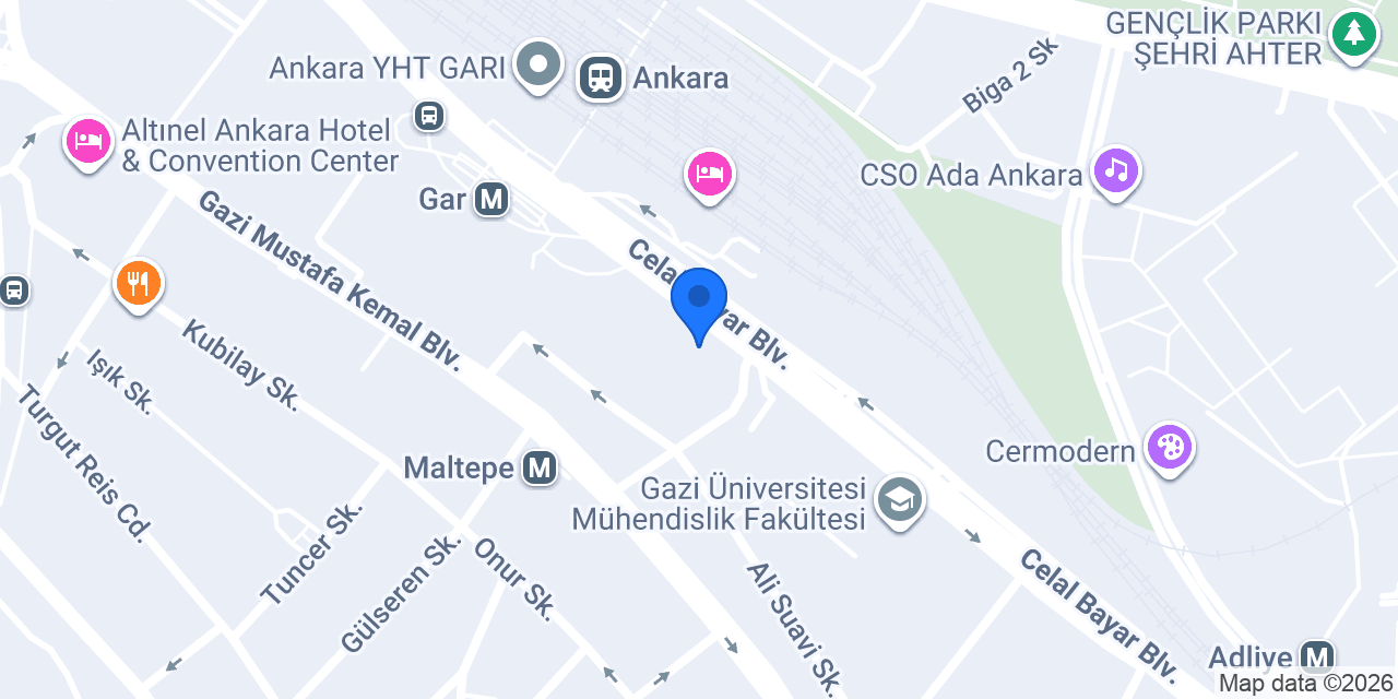 Atsız Kafe konumu