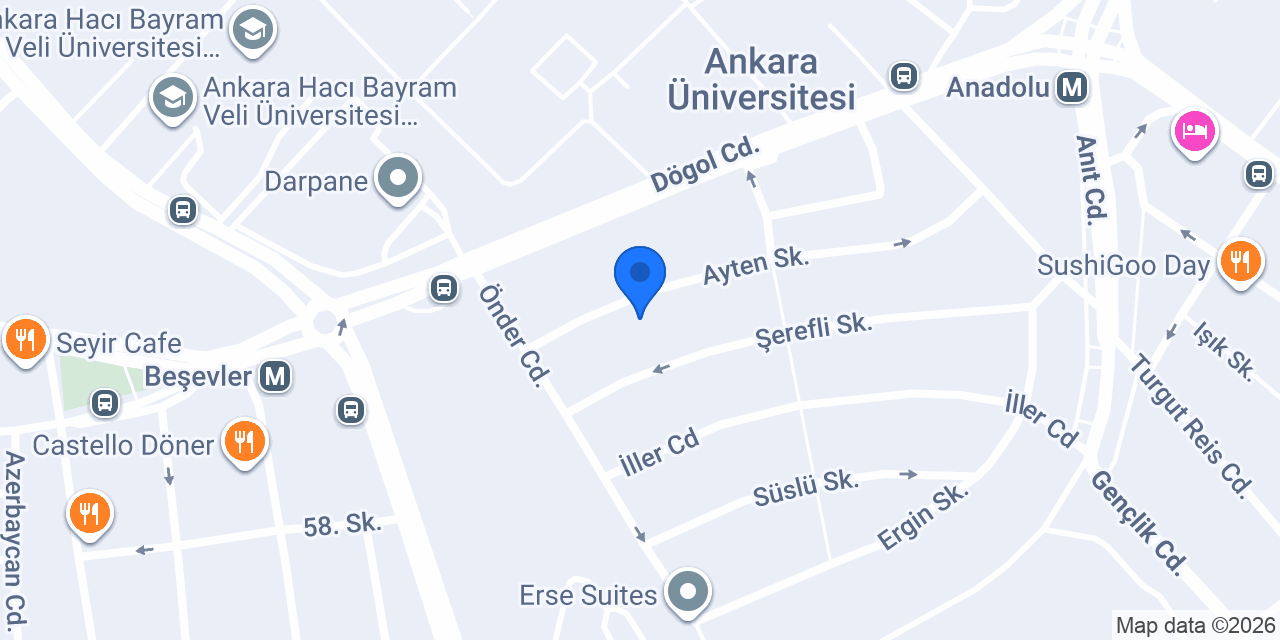 Özel Türsab Koleji konumu