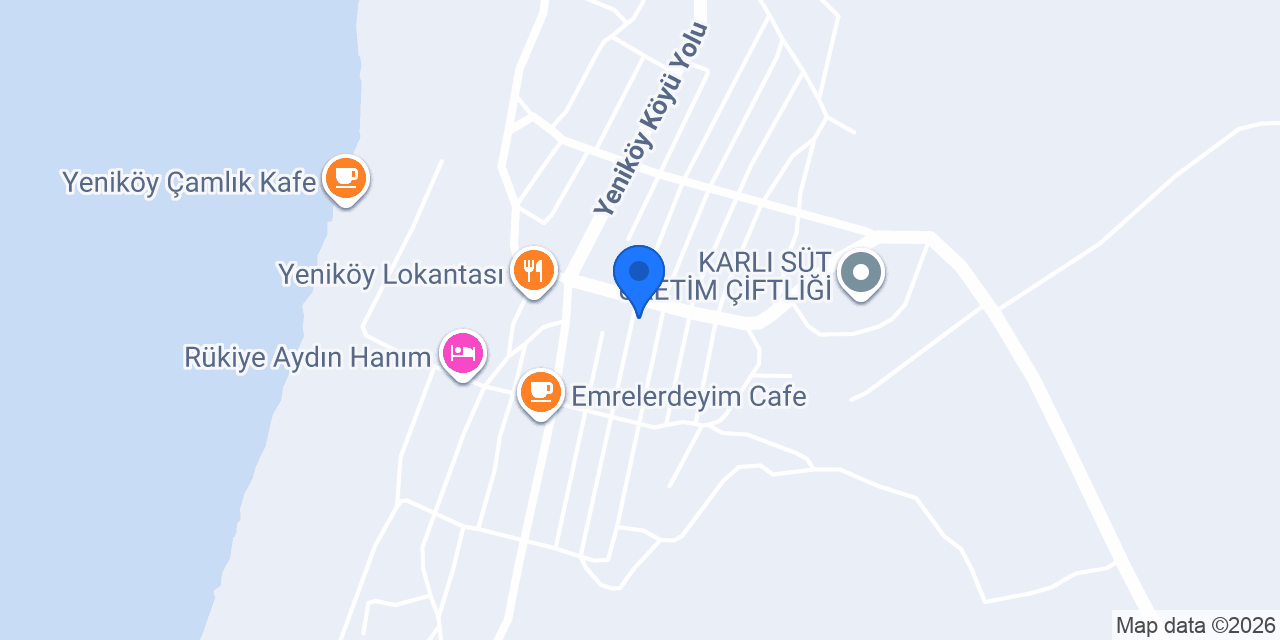 Mavi Beyaz Cafe konumu