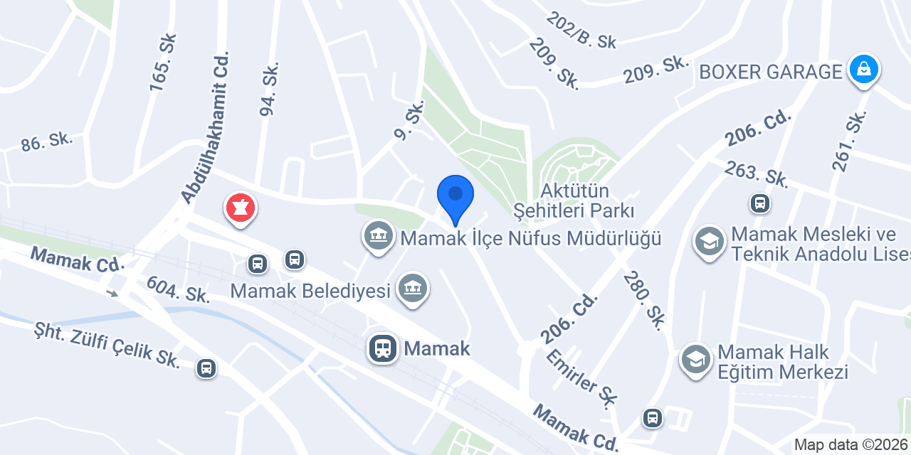 ENES ŞAHİN MİMARLIK konumu