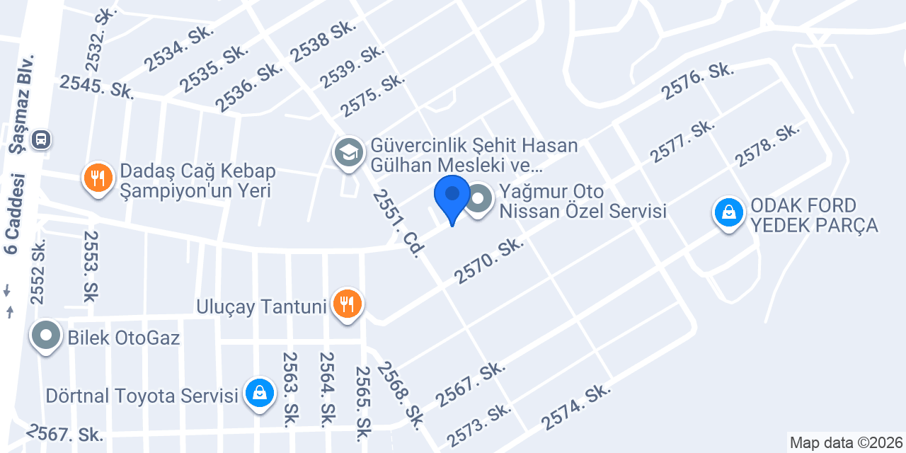 Kardeşler Mercedes konumu