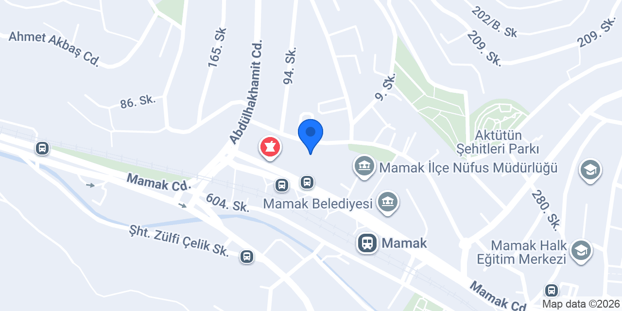 VakıfBank Mamak Şubesi konumu