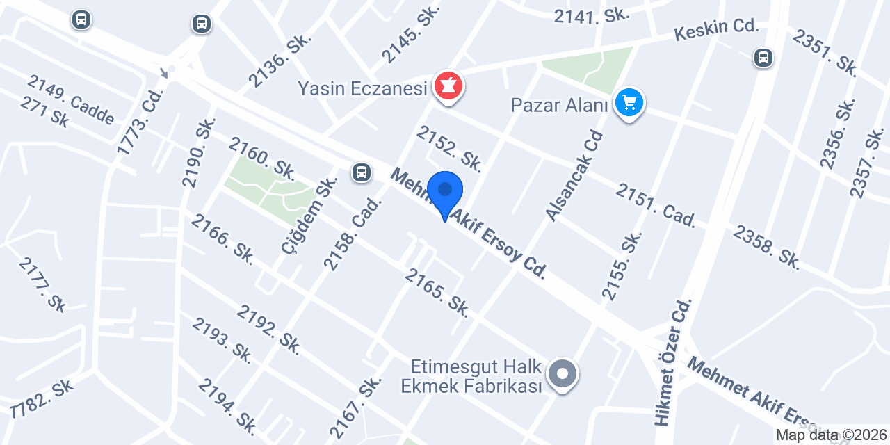 Öz Alsancak Sürücü Kursu konumu