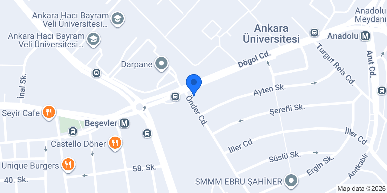 Network Ankara Bilişim konumu