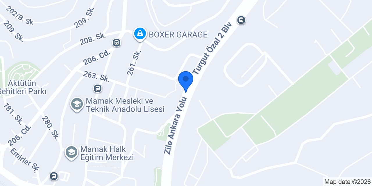 KORKMAZ OTOMOTİV konumu