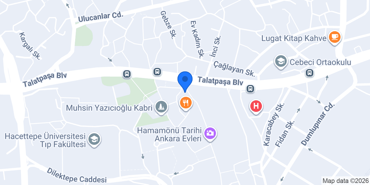Hamamönü Köftecisi konumu