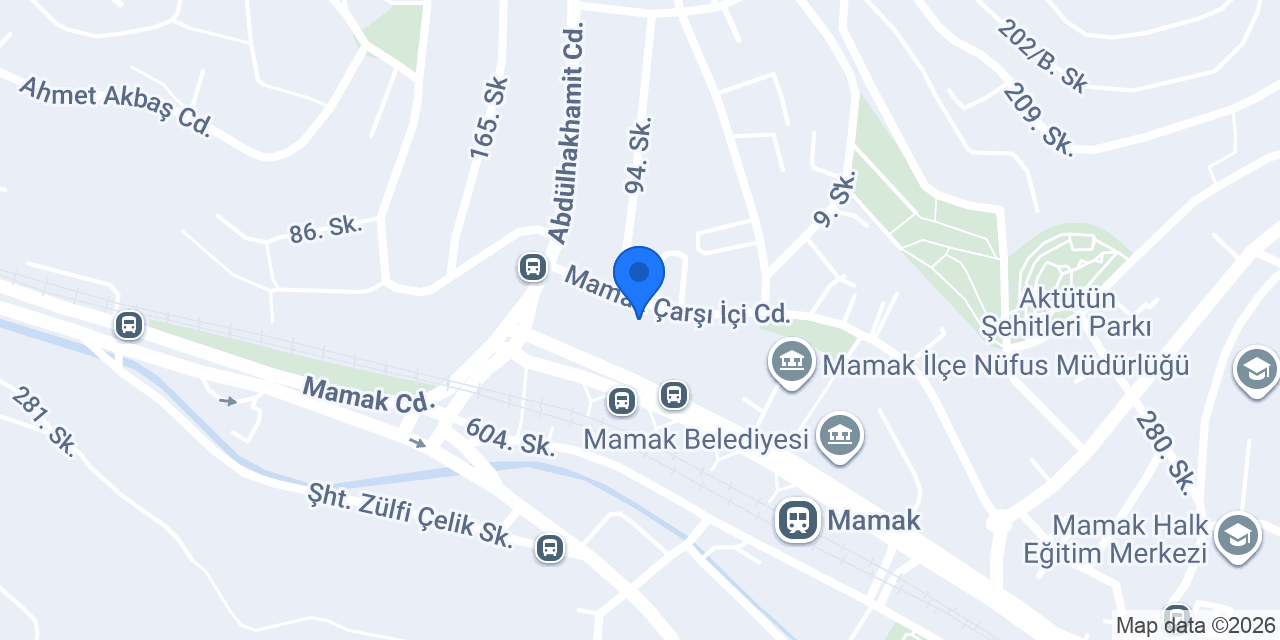 Akbank Mamak Şubesi konumu