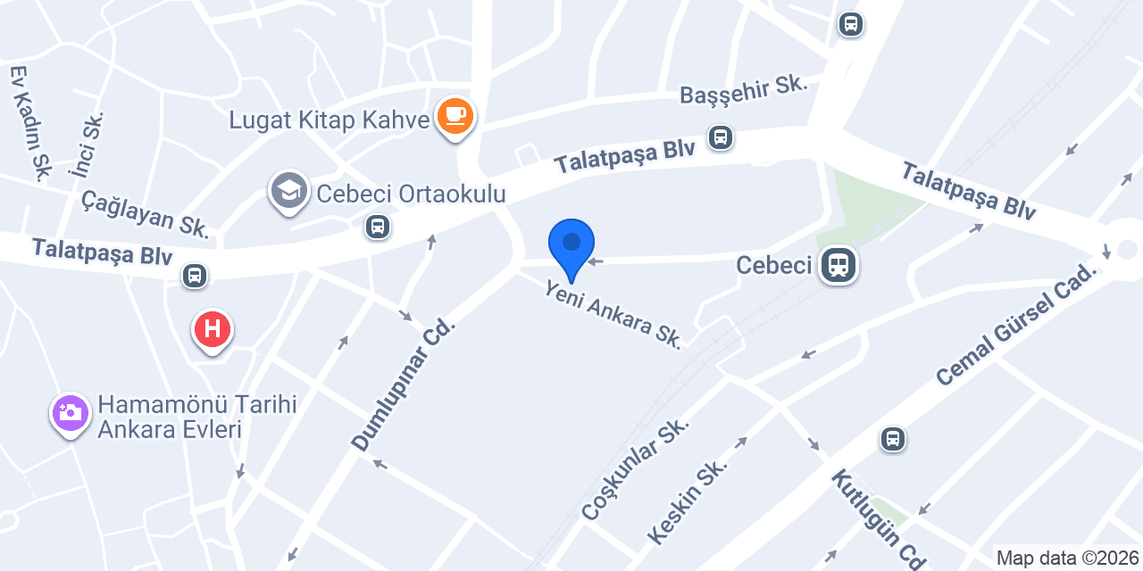 Cebeci Otel Başak konumu