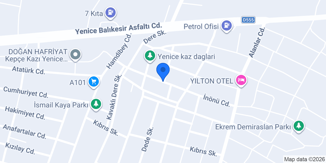 Ören Mobilya konumu