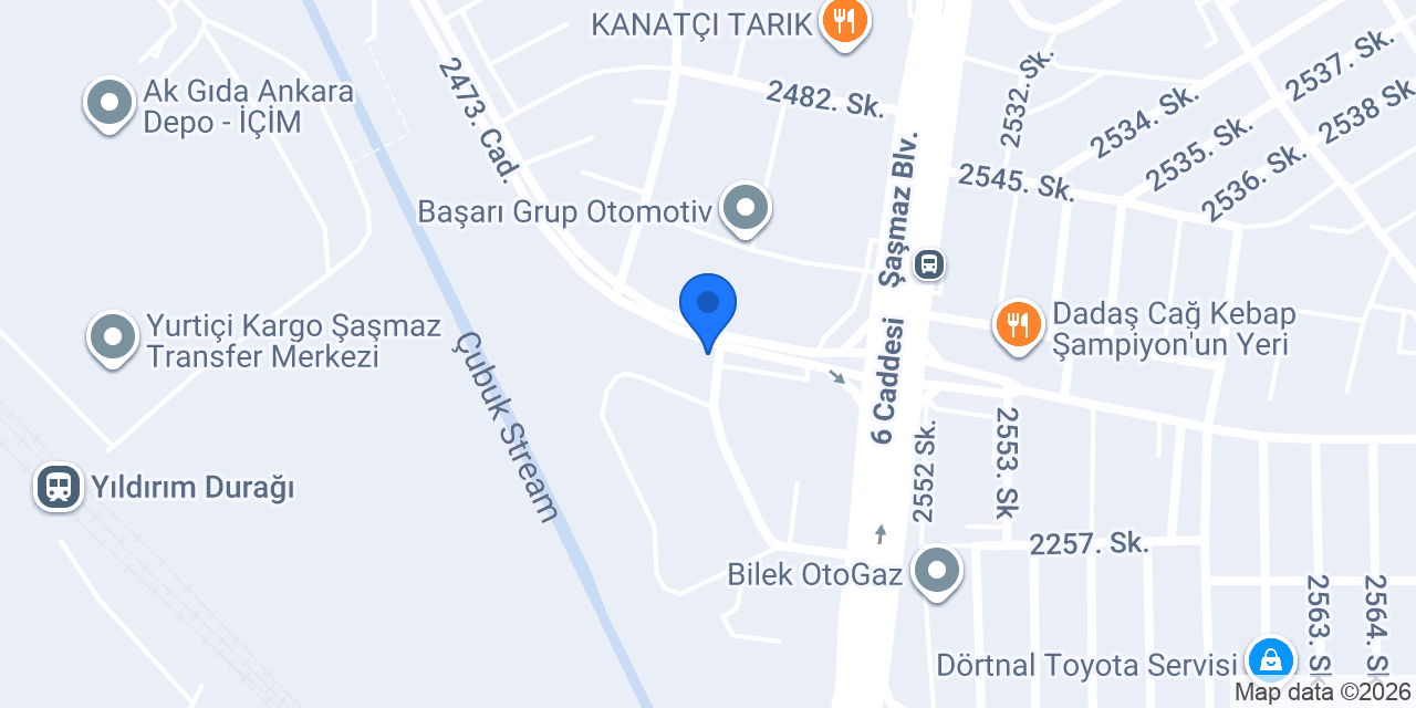 San Grup Otomotiv Yedek Parça konumu