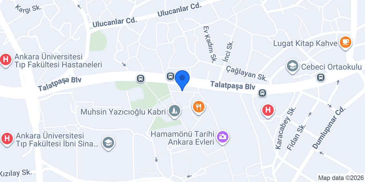 Bengü Kitabevi konumu