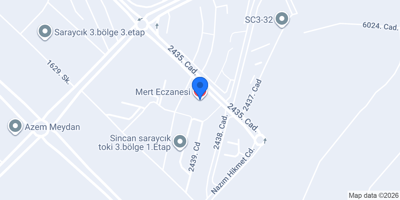 Mert Eczanesi konumu