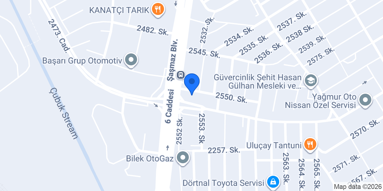 ADL JANT LASTİK EUROMASTER MİCHELİN HANKOOK ANA BAYİİ ŞAŞMAZ konumu