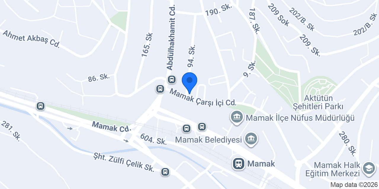 Mamak Çarşı Final VIP Kurs konumu