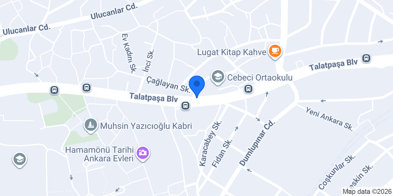 Hamamönü Taksi Durağı konumu