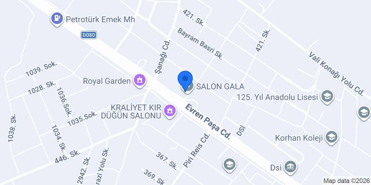SALON GALA konumu